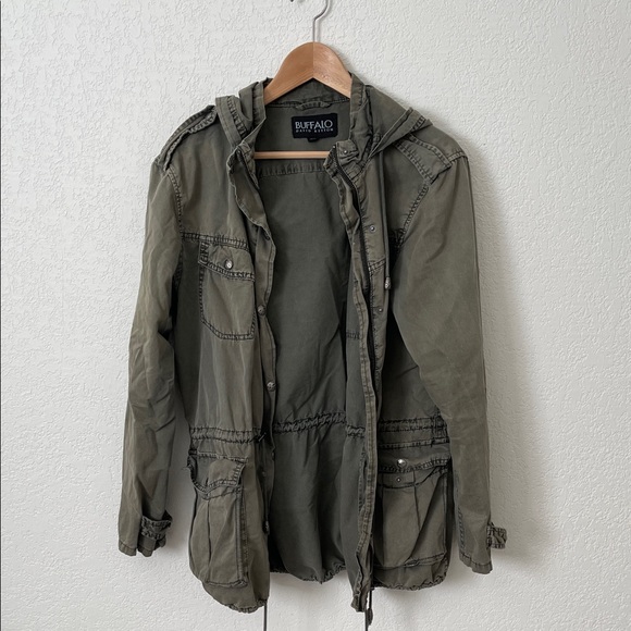Buffalo David Bitton Army Green Jacket - Picture 1 of 3